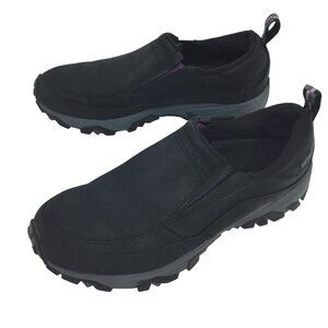 Merrell Coldpack Ice +Moc Womens 8 Leather Arctic Grip Slip-On Shoes